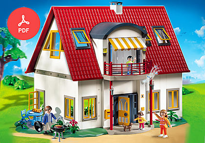 Featured image of post Playmobil Haus Anleitung Das alte fachwerkhaus des f rsters liegt am rande des waldes