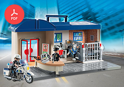 Featured image of post Playmobil Polizeistation Bauanleitung Ben tigen sie eine bauanleitung f r ihr playmobil set 3623 police polizeistation