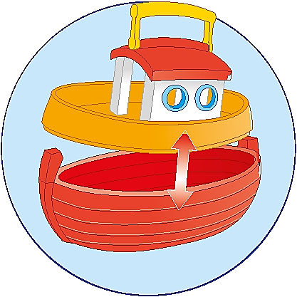 Playmobil 123 - Bateau Arche de Noé. - Label Emmaüs