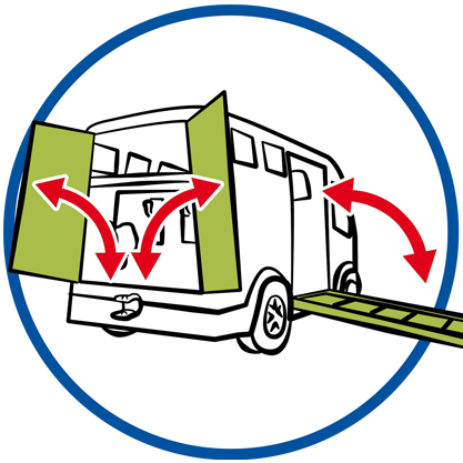 6928 featureimage Opening rear doors/fold-out ramp