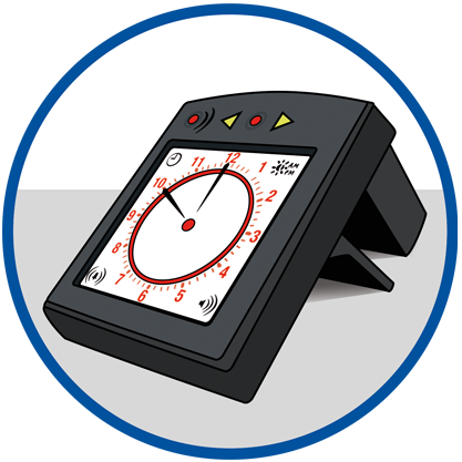 9453 featureimage digital clock with alarm (2 x AAA batteries required)