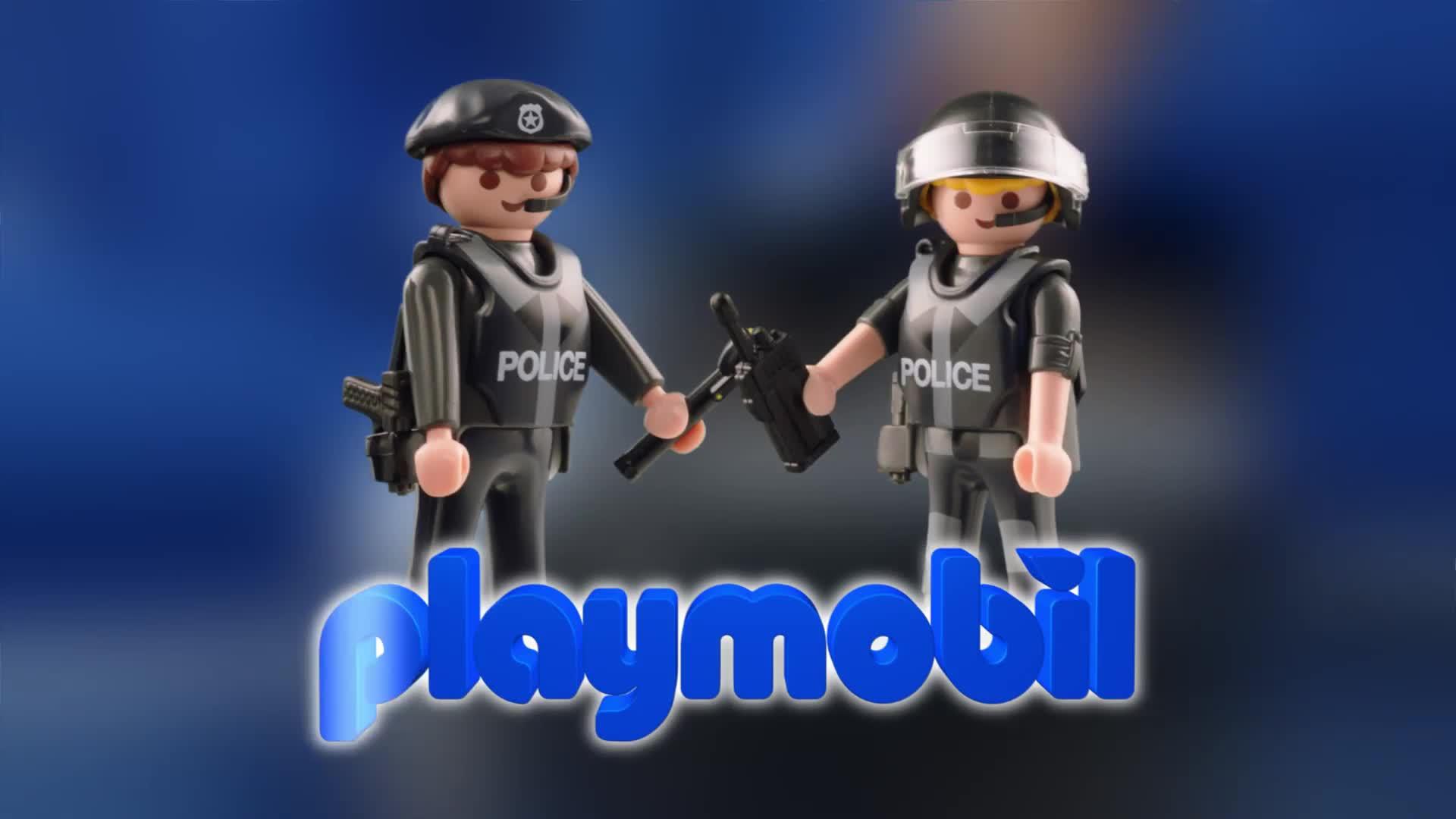 Playmobil - Commissariat de Police Transportable - les motifs