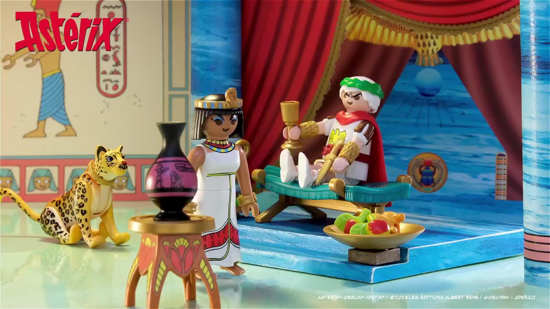 Playmobil® - Astérix : césar et cléopâtre - 71270 - Playmobil® Astérix -  Jeux d'imagination