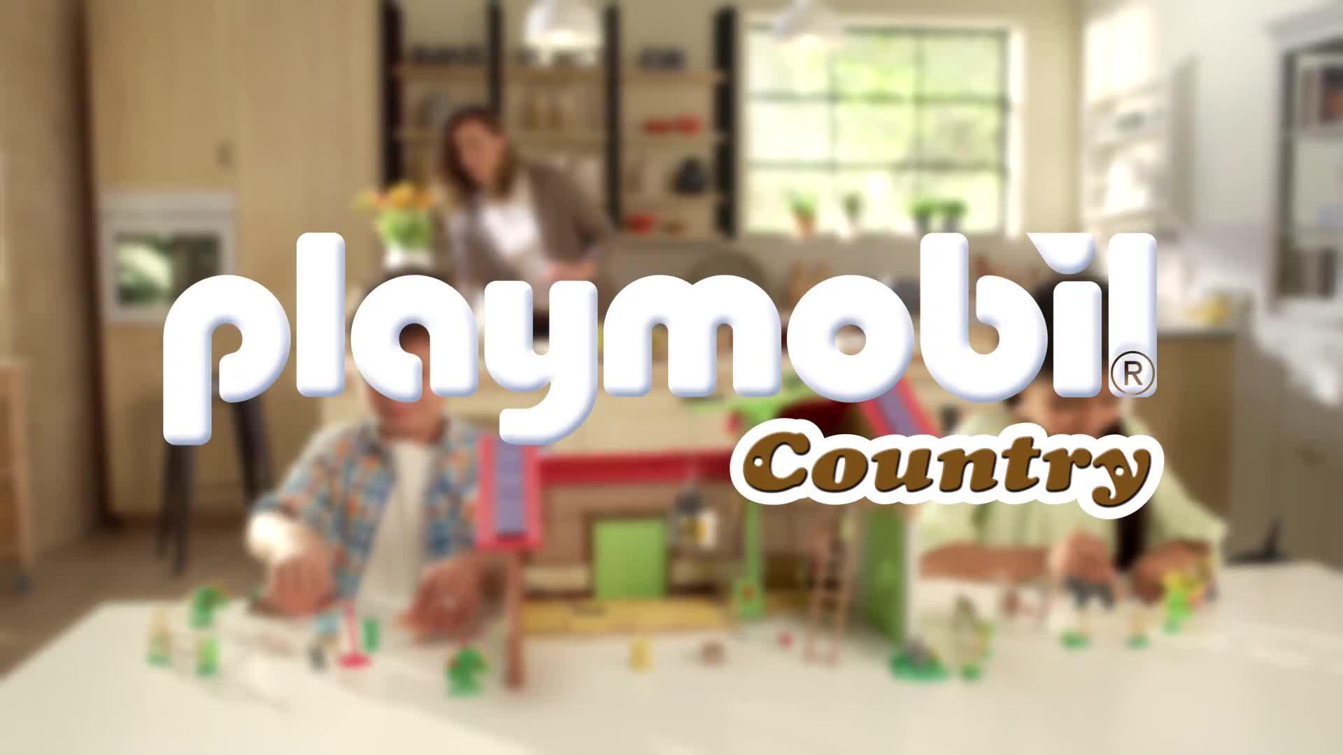 PLAYMOBIL 71305 Grand tracteur électrique - Country La Ferme