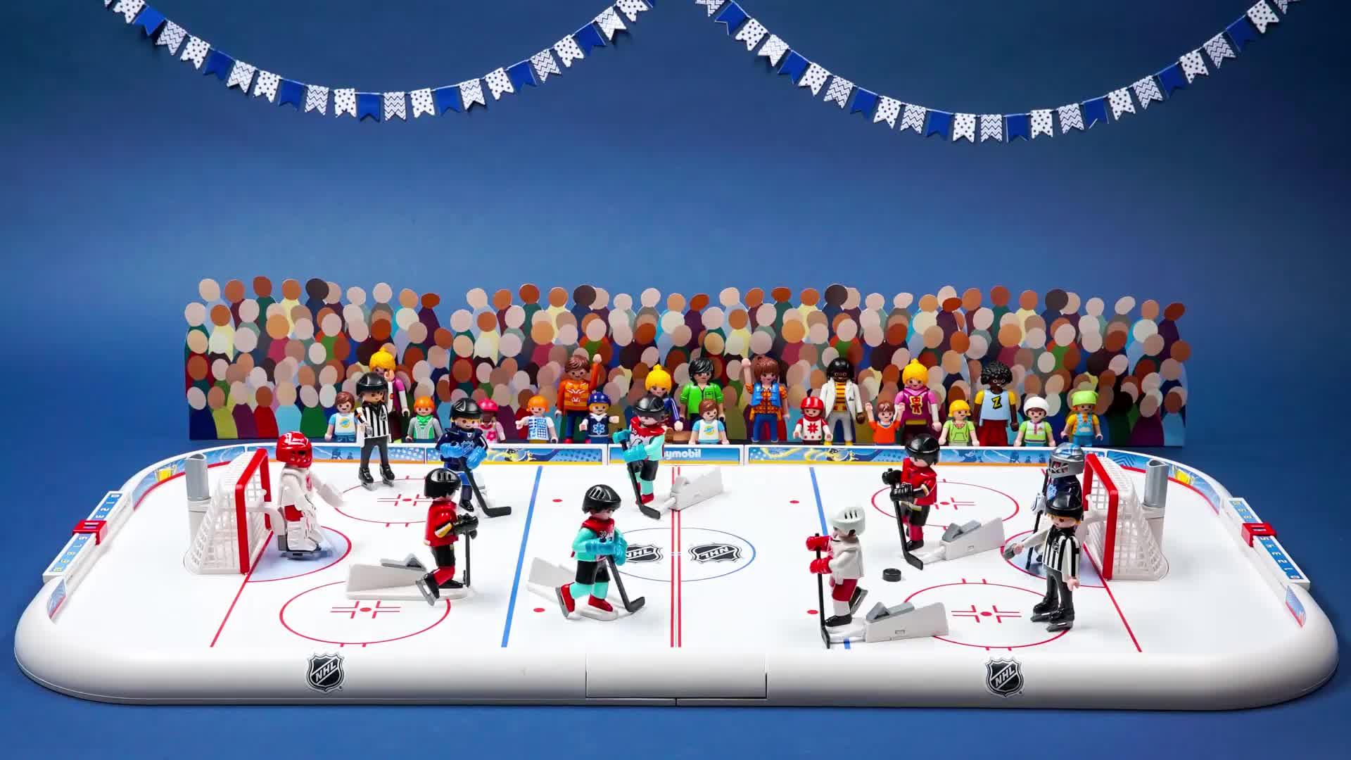  Playmobil NHL Stanley Cup Presentation Set, White