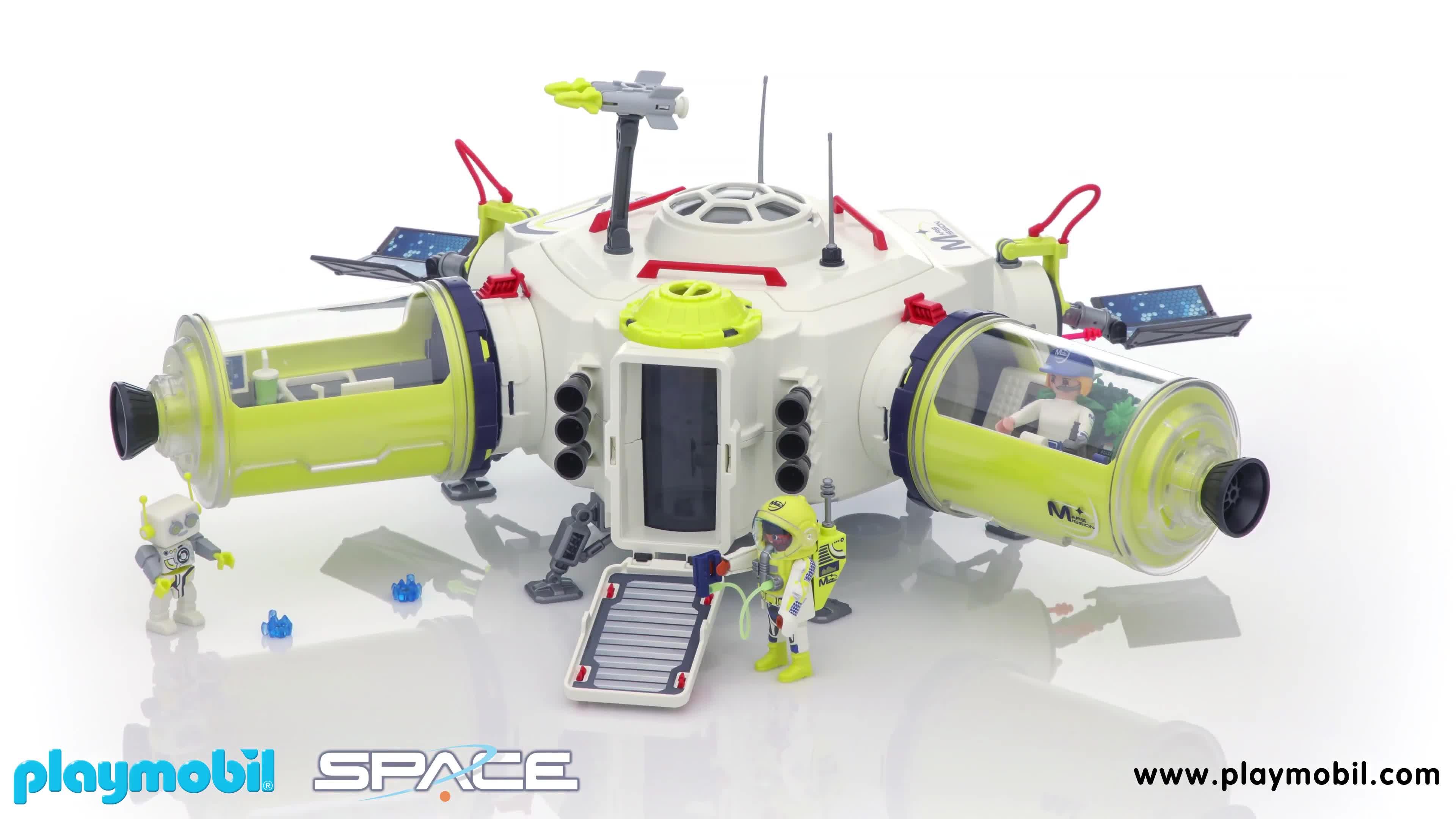 Playmobil Space Fusée Mars avec Plateforme de Lancement 9488