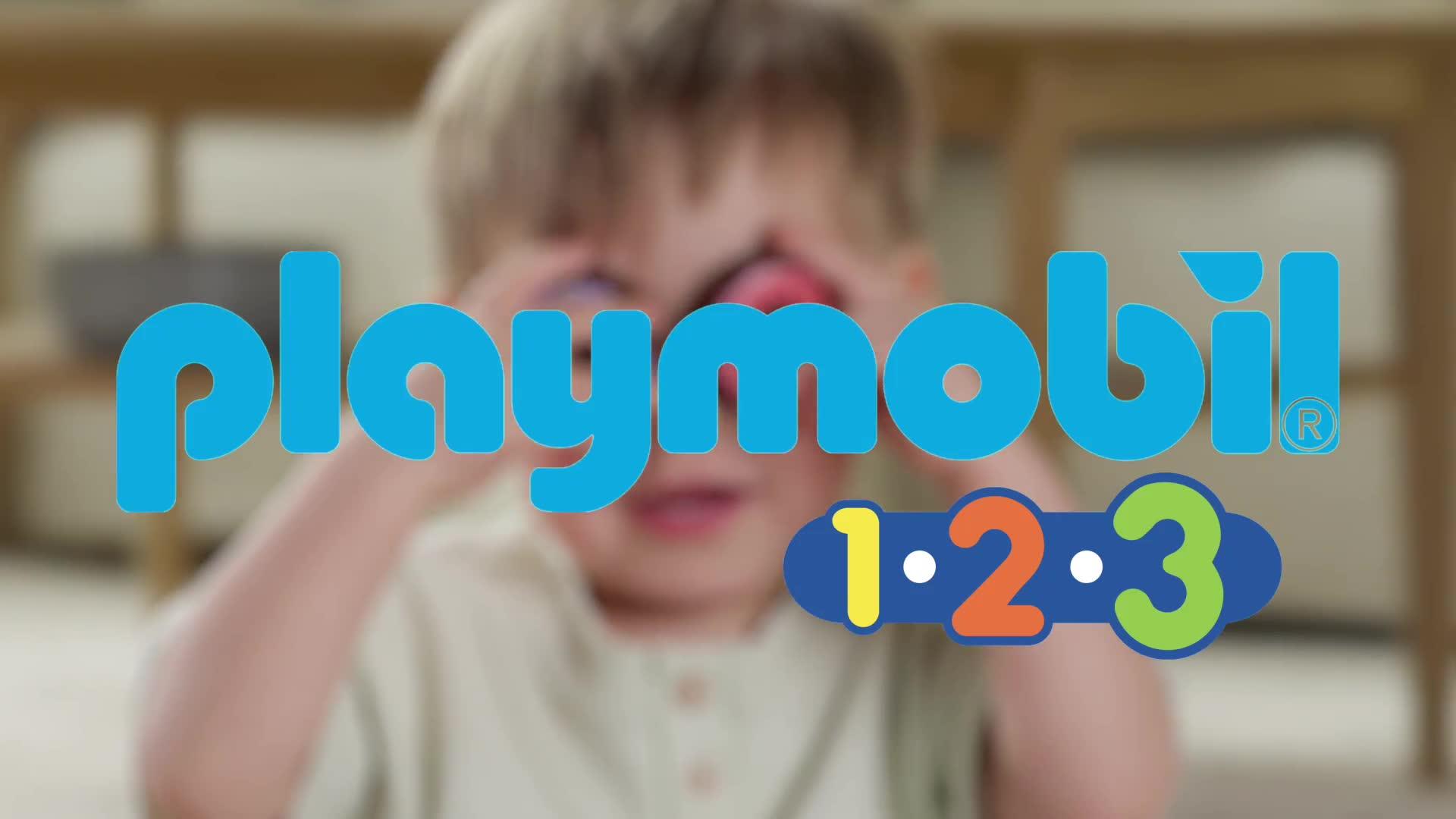 Playmobil 1.2.3 - Ma maternelle portable - 70399 - 15 Parties